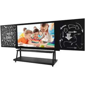 70"-98" inch wall mounted smart interactive blackboard Classroom & Office touchscreen blackboard
