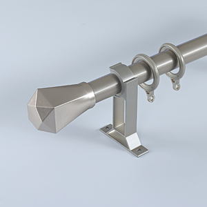 Kim loại hợp kim nhôm thanh rèm Roman thanh rèm Bộ trần gắn trang trí vòng tùy chỉnh đôi thanh rèm - Product Image 3