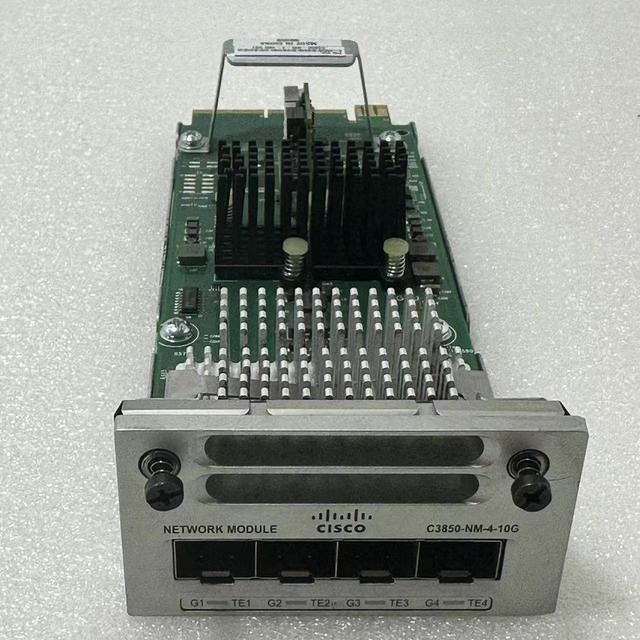 C3850-NM-4-10G 4-port 10 Gigabit SFP + optical port, C3850 expansion card