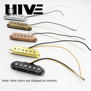HIVE Couvercle de protection de micro de guitare en laiton de haute qualité 48MM 50MM 52MM Alnico 5 SSS Single Coil N/M/B Bridge ST - Product Image 3
