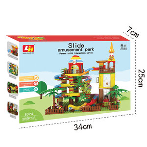 Venta caliente Castillo bloque bloques de construcción rompecabezas <span class=keywords><strong>carrera</strong></span> juguetes de construcción - Product Image 3