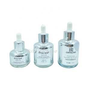 Chai thủy tinh chất lượng cao cho dầu tóc 50ml 20ml <span class=keywords><strong>10ml</strong></span> 100ml tùy chỉnh in màu Bao bì tinh dầu chăm sóc da cơ thể - Product Image 1