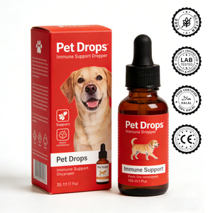 Suplementos y Vitaminas para Mascotas, Gotas de Nutrientes Puros, Empaque Personalizado, Etiquetado Privado, Servicio OEM ODM, Certificación HACCP GMP - Product Image 1