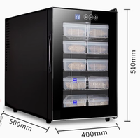 Incubateur de petite taille avec fonction de refroidissement et de chauffage, silencieux, sans bruit, 16L, incubateur de reptiles de table pas cher