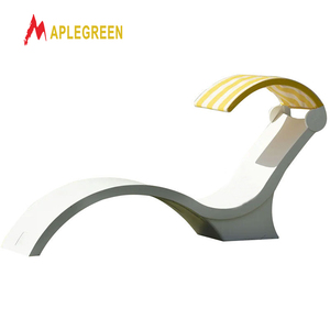 Hotel al aire libre de fibra de vidrio cama de día para la <span class=keywords><strong>playa</strong></span> tumbonas para <span class=keywords><strong>piscina</strong></span> y <span class=keywords><strong>Playa</strong></span> sillas de salón <span class=keywords><strong>con</strong></span> estilo - Product Image 2