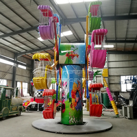 Équipement de parc d'attraction de fête foraine Mini grande roue d'amusement adaptée aux enfants à vendre