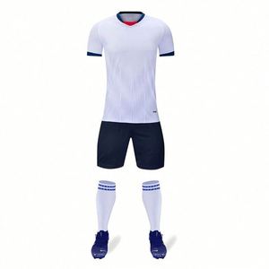 Factory Wholesale <b>Red</b> Plus Size Sportswear Breathable Quick Dry 100% Polyester Soccer Uniform With Customization Logo - Product Image 4