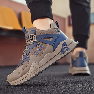 Chaussures de sport pour hommes, élégantes, à semelle épaisse, polyvalentes pour toutes les occasions, adaptées aux tenues décontractées des adolescents, chaussures de course montantes. - Product Image 2