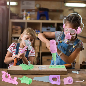 KSF rose <span class=keywords><strong>outils</strong></span> ensemble de jeu jouets <span class=keywords><strong>bébé</strong></span> plastique Kit Construction atelier outil ingénieur <span class=keywords><strong>boîte</strong></span> <span class=keywords><strong>à</strong></span> <span class=keywords><strong>outils</strong></span> ensemble jouet avec <span class=keywords><strong>boîte</strong></span> enfants jouets - Product Image 2