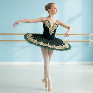Gonna da balletto professionale e abito Tutu per ragazze e donne costumi da ballo con paillettes rosse e <span class=keywords><strong>bianche</strong></span> per bambini e ballerini di cigno - Product Image 1