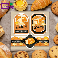 Adesivi Personalizzati per Pasticceria, Etichette Impermeabili e Oleorepellenti in Vinile per Imballaggi Alimentari, Decalcomanie Adesive Resistenti per Barattoli di Biscotti e Scatole