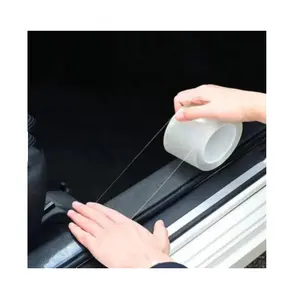 Transparente Autotür schutz aufkleber Anti-Kratz band Auto Trunk Sill Scuff Protector Film Tür kantens chutz