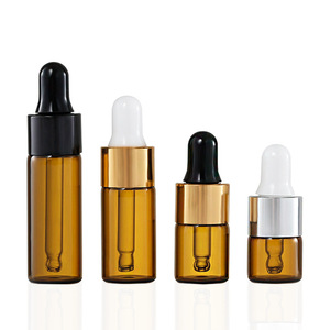 Empty Glass Eye Dropper <b>Bottle</b> With Black Screw Cap Test Sample <b>Perfume</b> Vial - Product Image 6