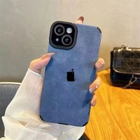 Étui de téléphone souple en cuir PU TPU de luxe BAILI Factory pour iPhone 16E 13 Mini 11 ProMax 8 Plus, protection antichoc en cuir d'agneau