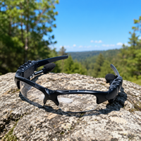 Gafas de Sol Polarizadas Inteligentes BT5 5.0 con Marco de ABS, Llamadas Manos Libres, Control por Botones, Batería de 130 mAh, Carga Tipo C
