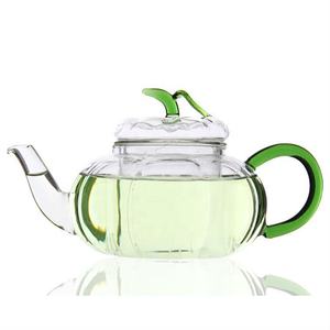 <span class=keywords><strong>Théière</strong></span> infuseur en verre résistant à la chaleur directe <span class=keywords><strong>citrouille</strong></span> souvenirs faits à la main - Product Image 6