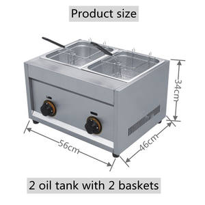 <span class=keywords><strong>Friteuse</strong></span> <span class=keywords><strong>Propane</strong></span> Lpg / Nature de comptoir de qualité supérieure largement utilisée - Product Image 2