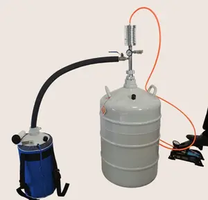 Sıvı azot tankı 30L sıvı nitrojen gazı tüpü taşıma için