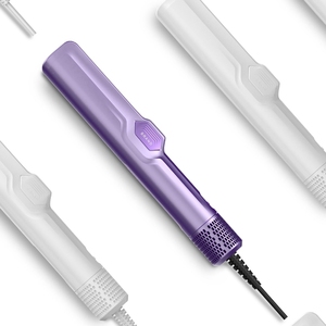 Plancha plana de cerámica iónica 2 en 1 más vendida, alisador de pelo húmedo y seco de flujo de aire 360 con peine de peinado, fuente eléctrica - Product Image 5