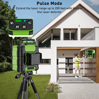 Niveaux laser à auto-nivellement Huepar vert 12 lignes HM03CG Faisceau croisé Série HM
