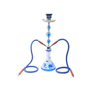 Nueva Pipa de Agua de Acrílico Personalizada Estilo 2025, Moderna y Duradera, Pipa de Agua Doble de Tamaño Mediano, Exquisita, al por Mayor - Product Image 5