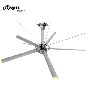 China 7.3M Diameter Industrial Ceiling Fan HVLS Ventilation With PMSM Motor
