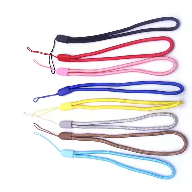 Colorful Braided Hand Mobilephone Wrist Cell Phone Camera Lanyard Phone Strap String Holder