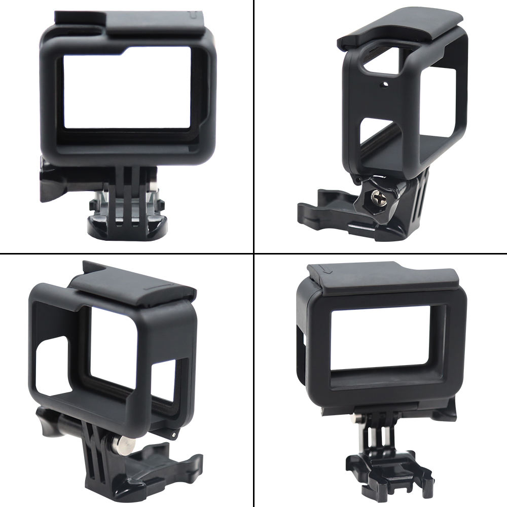 Hongdak Protective Border Frame Camcorder Housing Case for Gopro Hero Go Pro 5 6 7 Black Action Camera Accessories