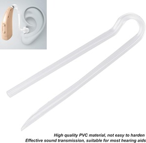 Tube en silicone de remplacement pour aides auditives B2B, pour appareils BTE, <span class=keywords><strong>prix</strong></span> de gros au mètre, découpe sur mesure - Product Image 2