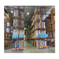 Étagère de stockage robuste en acier Q235B pour centre logistique, fabricant OEM, capacité 4000 kg, conception personnalisée