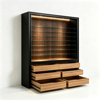 Meubles de présentation sur mesure pour lunettes, style moderne, pour magasins d'optique : Vitrines décoratives personnalisées pour lunettes
