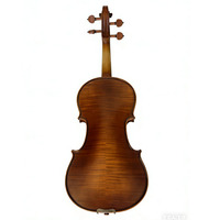 Violon acoustique de haute qualité 4/4 taille pleine en bois massif d'érable avec étui et archet