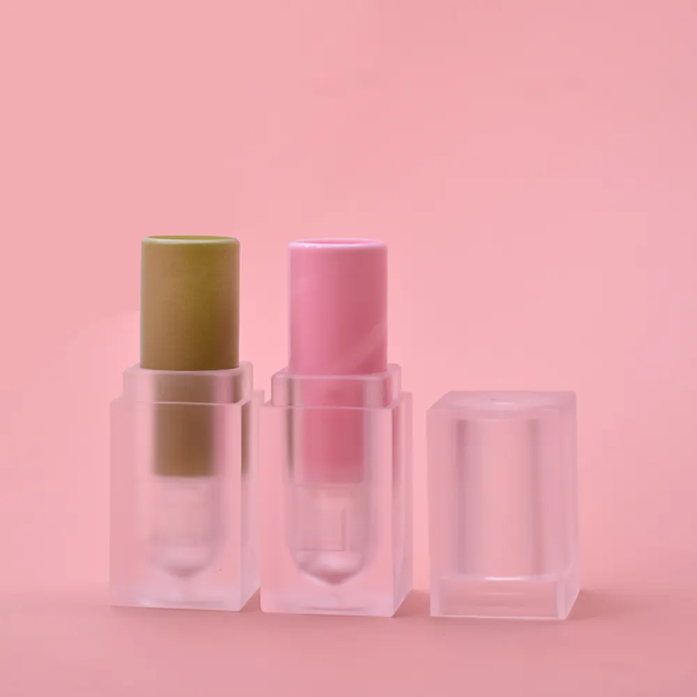 2023 новый оптовый заказной Красочный прозрачный мини-бальзам для губ 5 г 10 г пустой пластиковый тюбик для губной помады