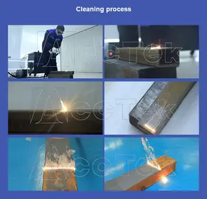 100w Portable Fiber Laser Cleaner Rust Removal 200W Pulse Laser Cleaning Machine