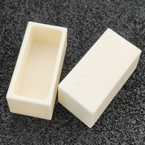 Creuset en céramique d'alumine (oxyde d'aluminium) 99,7 %, 30 ml, 39x28x47 mm, pour la combustion et la découpe, pour utilisation en four à haute température - Product Image 6