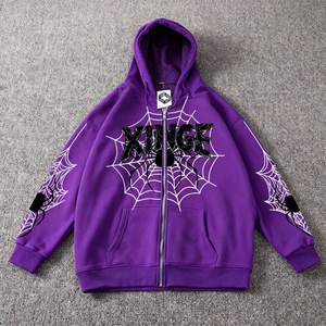 Nouvelle Arrivée 2026 – Sweat à Capuche Streetwear Personnalisé avec Design Original, Broderie Graphique en Maille, Coupe Boxy et Épaules Tombantes pour Homme - Product Image 3