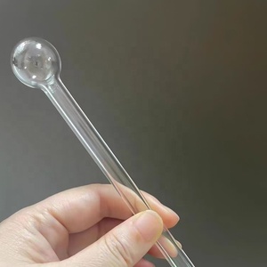 Tubos de Quartzo de Alta Qualidade com Ponta Esférica Personalizados e Amostra de Tubo de Ensaio de Quartzo Transparente - Product Image 1