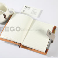 Organiseur de poche Eco Journal, agenda relié, agenda en cuir, impression personnalisée, carnet A6 avec boucle pour stylo