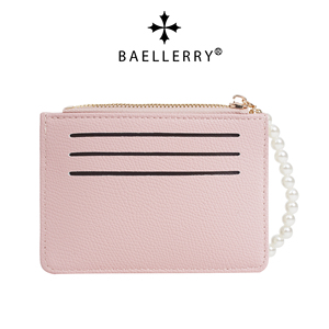 2025 porta carte in PU di fascia alta da donna di nuovo stile con più slot per carte e borsa per accessori con perla tascabile e alla moda elegante - Product Image 5
