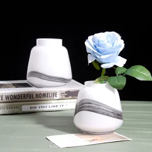 Samlife Günstige Großhandel Benutzer definierte Moderne Nordische Kristall vase Home Decoration Hohe Hochzeit Glaszylinder Vasen