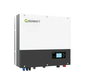 Onduleur hybride Growatt 10kw Sph 4000 5000 6000 7000 8000 Système solaire hybride Tl3 pour usage domestique