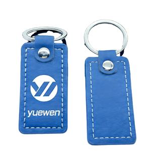 Nouveau porte-clés personnalisé en cuir PU 2025 avec logo imprimé double face – Cadeau d'affaires tendance, pendentif clé - Product Image 3