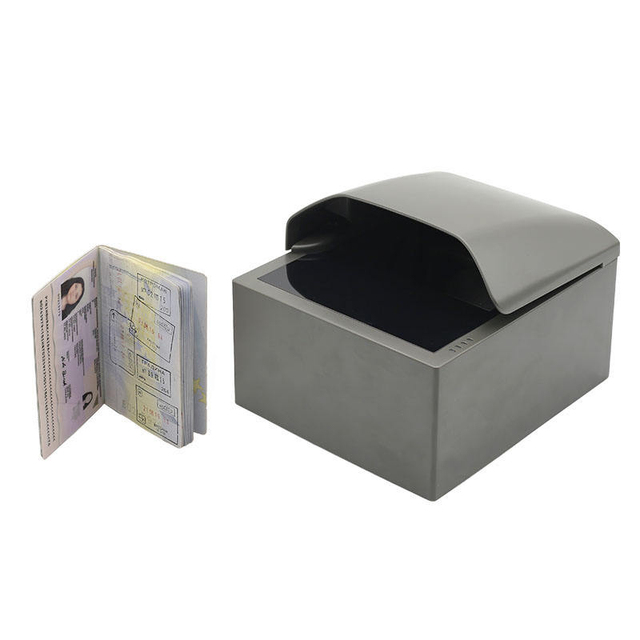Automatic USB Interface Hotel Passport Reader MRZ Hands-Free Desktop Driver License ID Card Scanner for Airport Customs Travel
