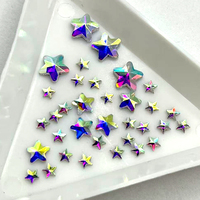 Strass thermocollants en forme d'étoile de qualité supérieure, 3 mm à 7 mm, 10 grosses unités, 1440 pièces, pour transferts de strass pour nœuds de cheerleading