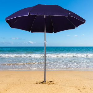 Ombrellone da Spiaggia Soleil Est 2,20 m in Alluminio con 8 Stecche Rinforzate in Fibra di Vetro per il Sole Estivo - Product Image 2