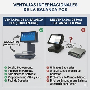 Caja <span class=keywords><strong>Registradora</strong></span> Táctil LongFly con Certificación OIML, Báscula con IA, Impresora de Etiquetas, Báscula <span class=keywords><strong>TPV</strong></span>, Versión en Español - Product Image 6