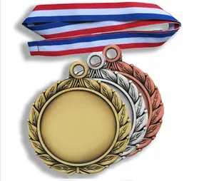 Kustom Die Casting Souvenir Kehormatan Logam Medali dengan Pita