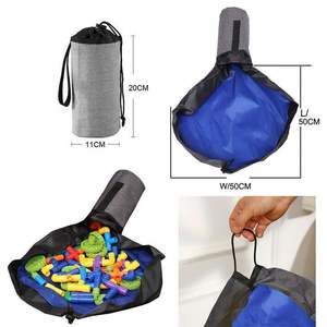 Wholesale Factory Kids Drawstring Toy <b>Storage</b> <b>Bag</b> with Play Mat Mini <b>Storage</b> and Play Set for Living Room for Younger Children - Product Image 6
