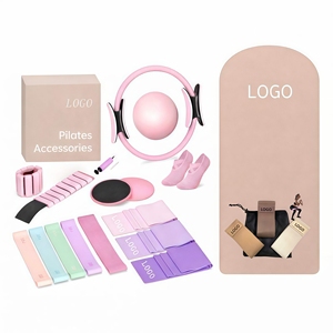 Custom Pilates Accessories Set Fitness Equipment Weight <b>Strength</b> <b>Training</b> Dumbbells Resistance Rings Gym Pilates Fitness Kit - Product Image 1