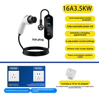 Meilleure option : adaptateur de charge pour voiture électrique Tesla, type 2 AC, connecteur EV EU NACS, station de charge EV portable, 220*73*68mm